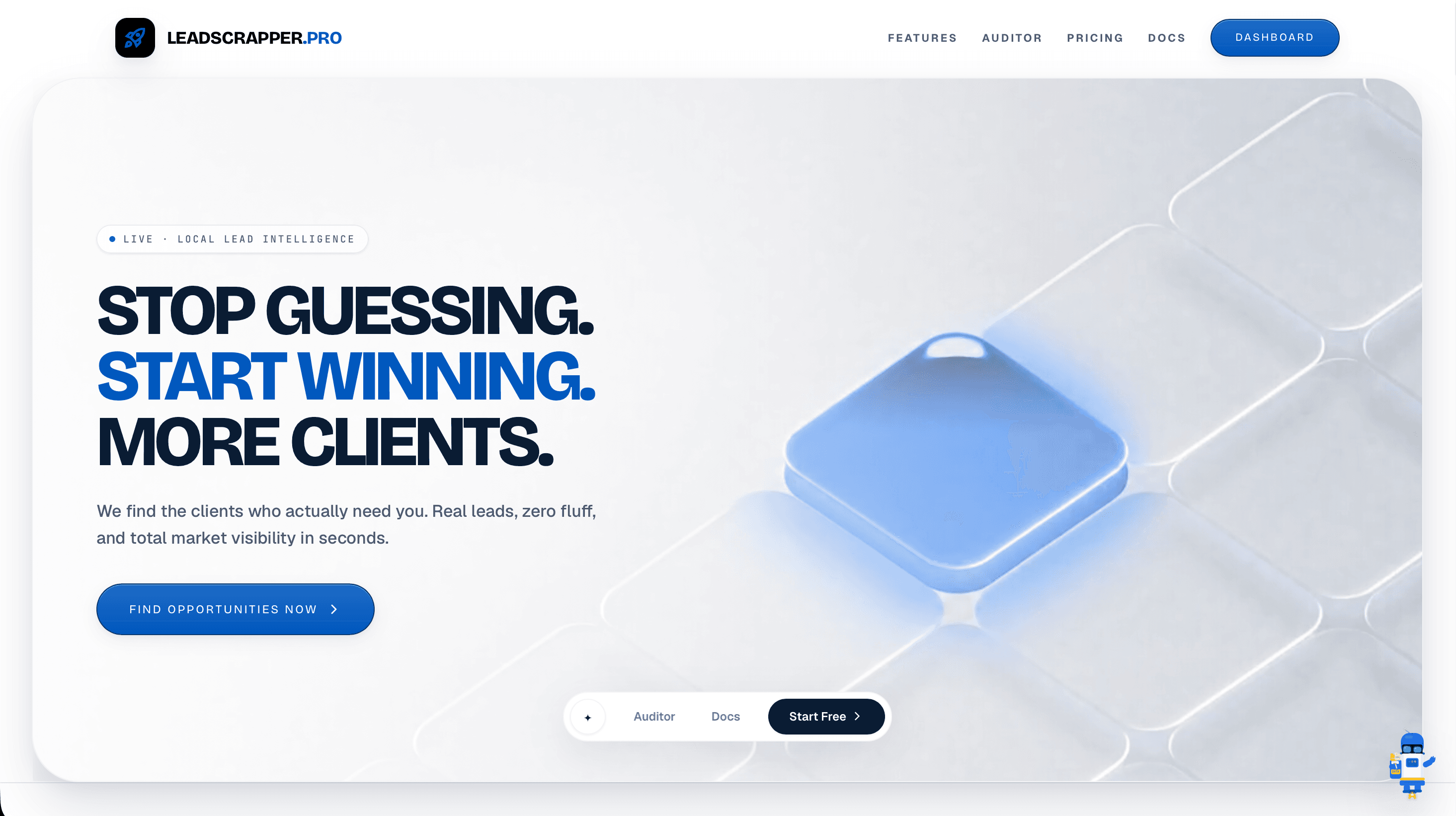 LeadScrapper Pro interface